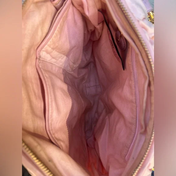 OG Juicy Couture Baby Pink Y2K 2008 Ruched Ruffle Purse - Picture 6 of 7